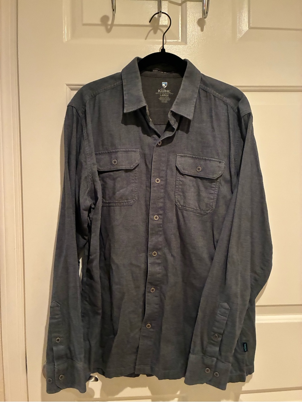 Kuhl Men's Lightweight Shirt Jacket in Slate Blue